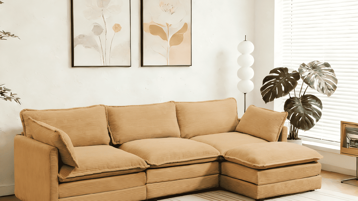 Choosing the Right Size Corduroy Sectional Couch