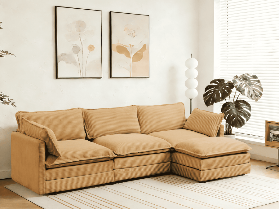 Choosing the Right Size Corduroy Sectional Couch