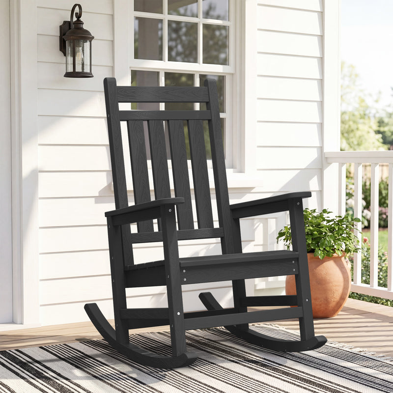 HDPE Outdoor Rocking Chair