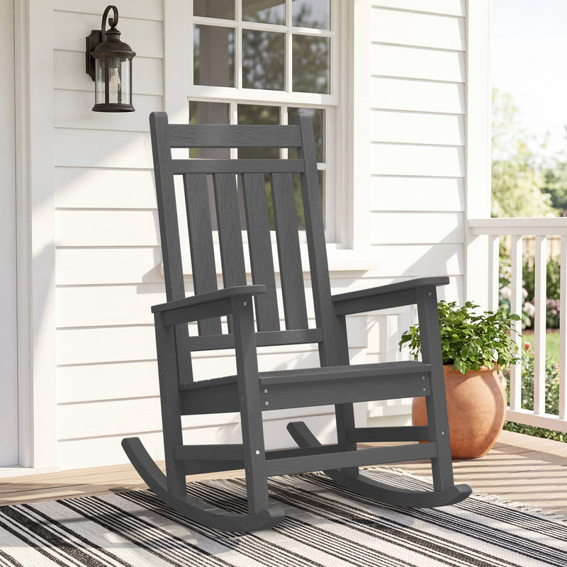 HDPE Outdoor Rocking Chair