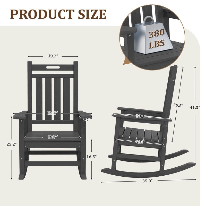 Traditional Outdoor Rocking Chair
