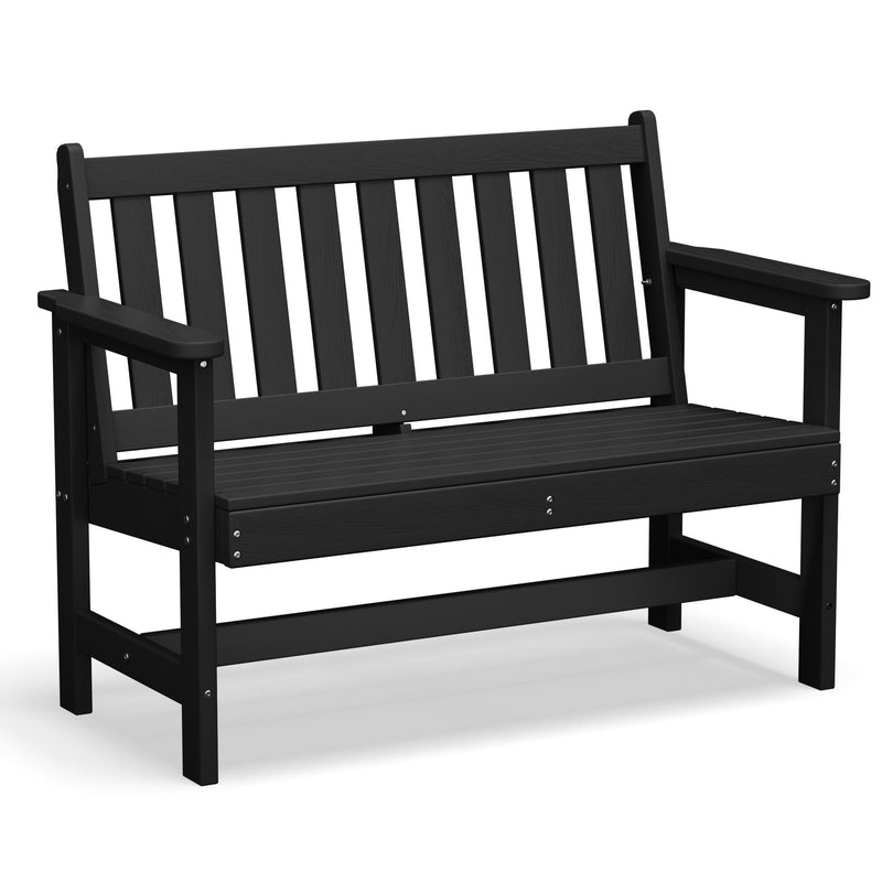 Outdoor 2-Person Park Bench