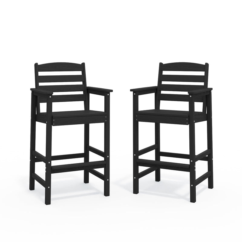 Outdoor Tall Bar Armchair Set of 2