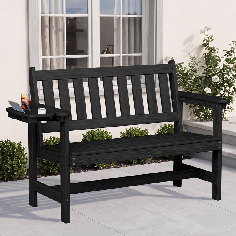 Outdoor 2-Person Park Bench