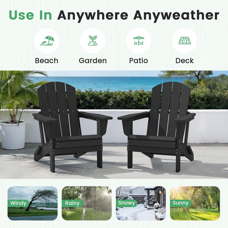 Outdoor Folding Adirondack Chair